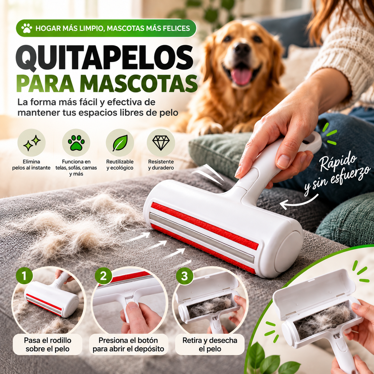Quita Pelos Mascotas
